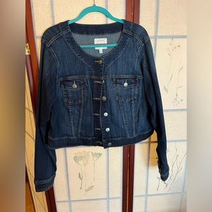 Torrid Dark Wash Denim Jacket
